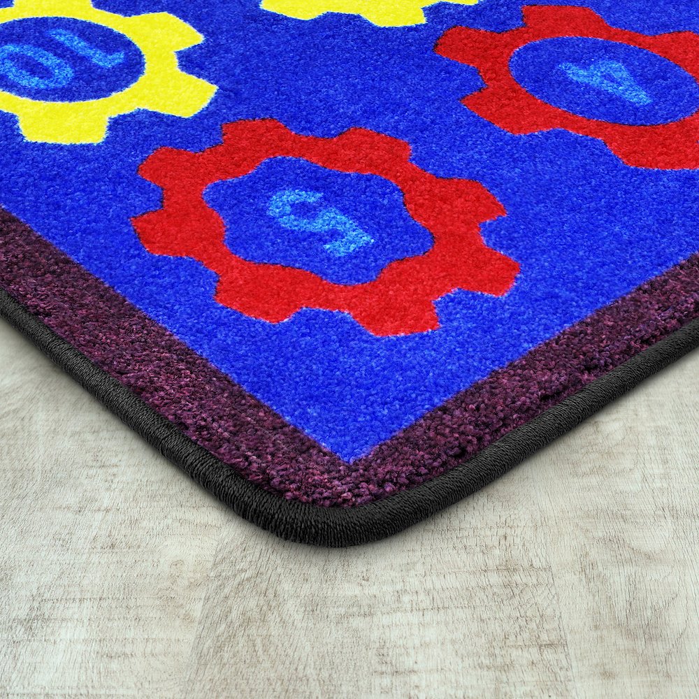 Geared Up Multi 7'8" x 10'9" Rug. Picture 3