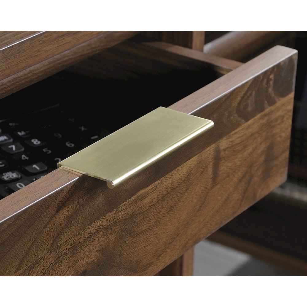 Clifford Place Commercial Office L Desk, Grand Walnut finish. Picture 9