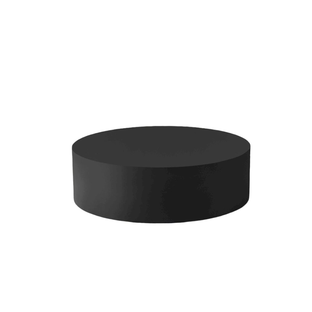 Spencer Round Coffee Table Black. Picture 2
