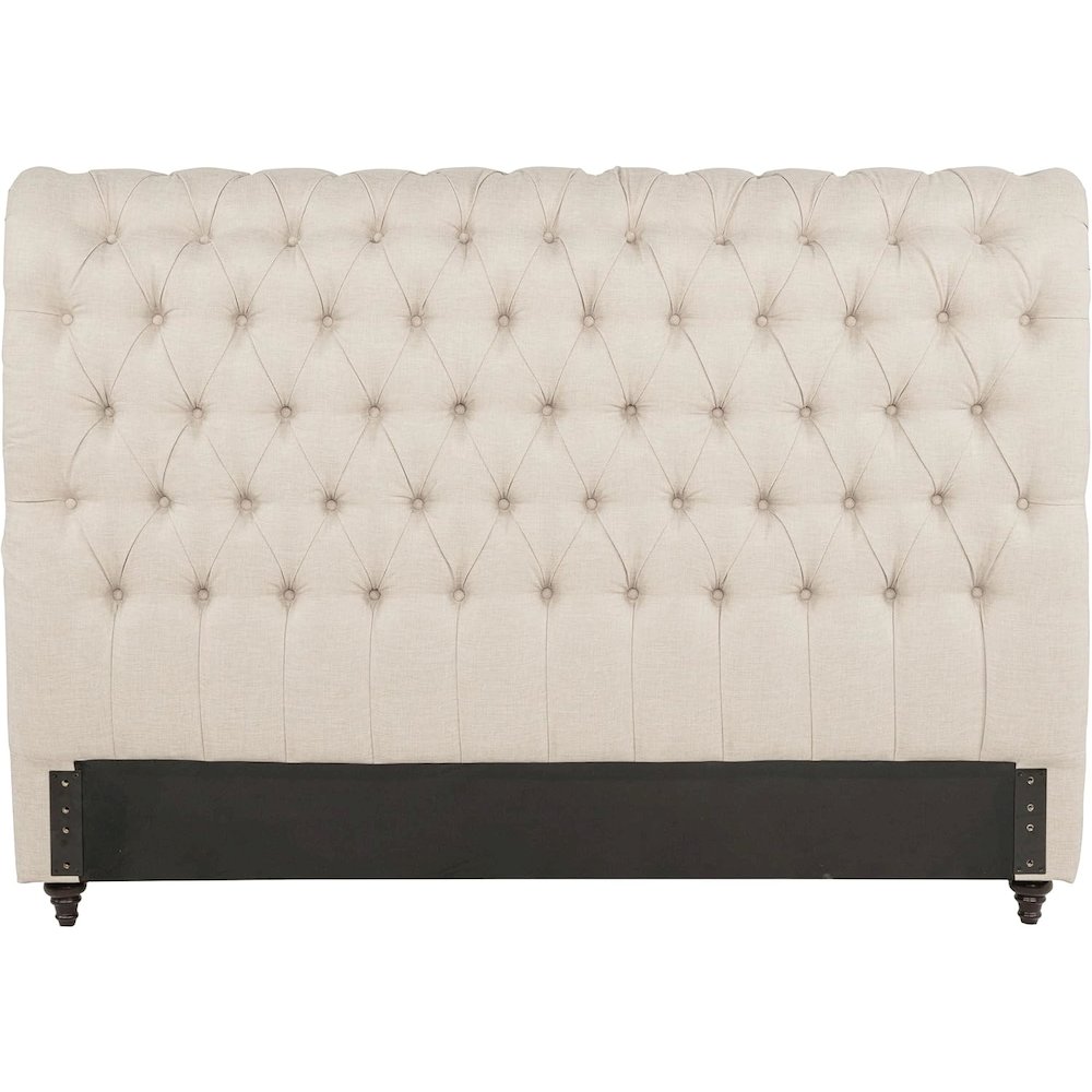 Devon 57-inch Upholstered Eastern King Headboard Beige. Picture 2