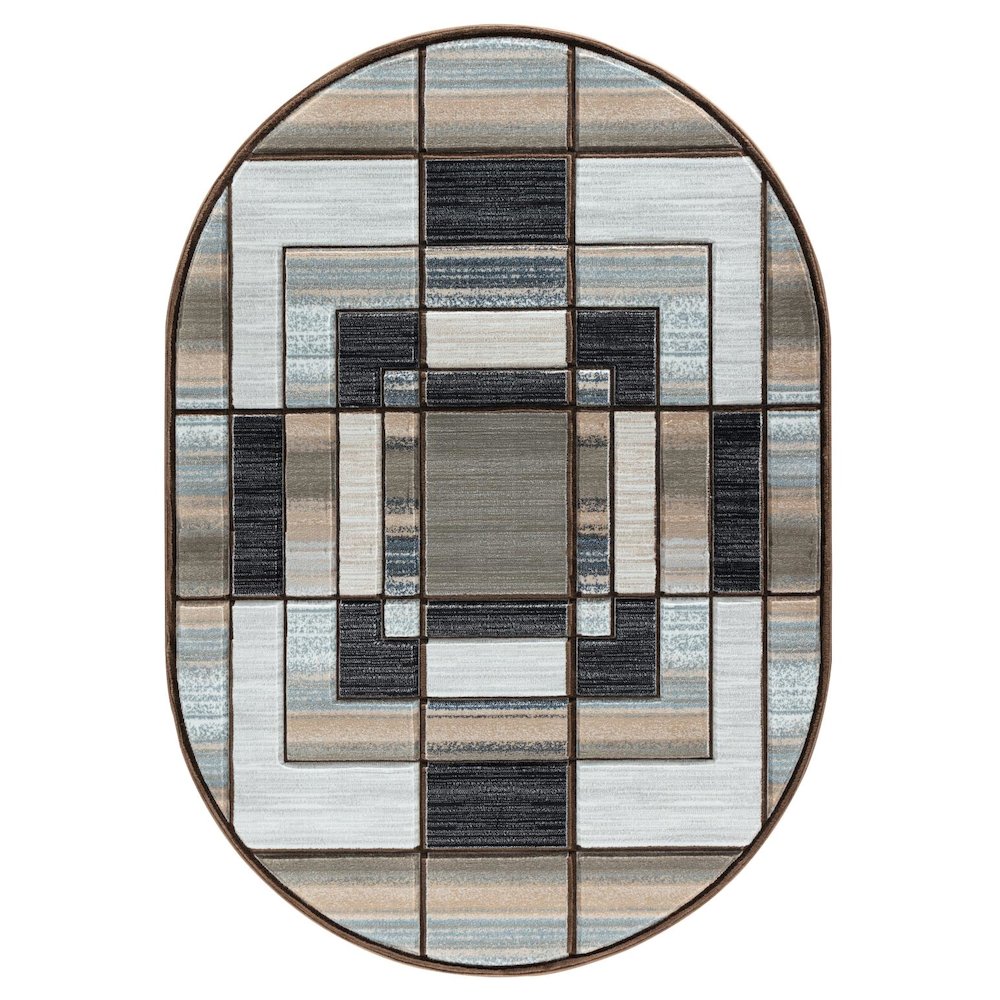 ORELSI COLLECTION OR16  5'2" X 7'5" OVAL. Picture 1