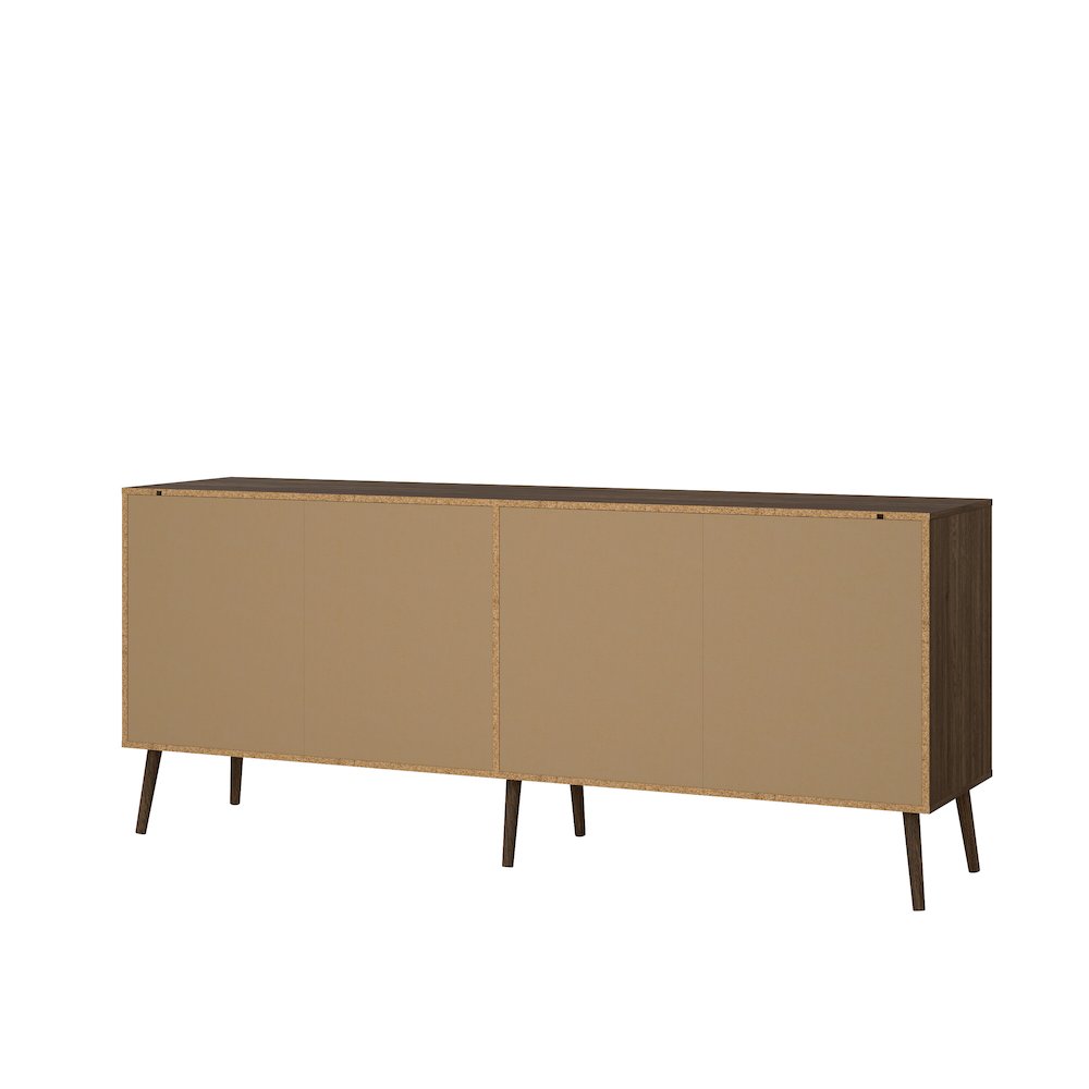 Tone 8 Drawer Double Dresser, Mocha Oak. Picture 6