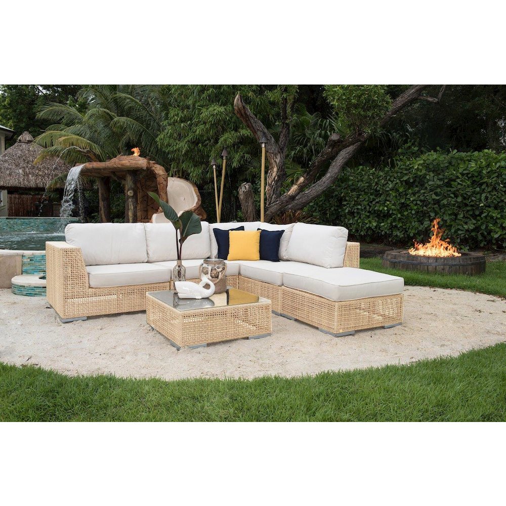 Panama Jack Austin 6-Piece Sectional Set. Picture 2