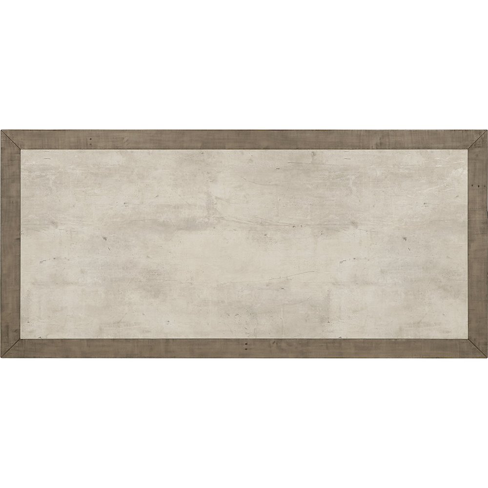 Efron 84" Reclaimed Wood Dining Table in Distressed Gray. Picture 2
