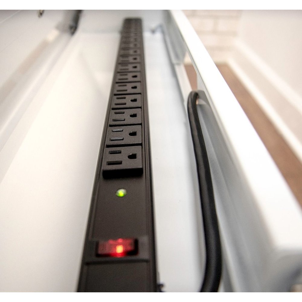 32-Tablet / Chromebook Open Charging Cart - White. Picture 8