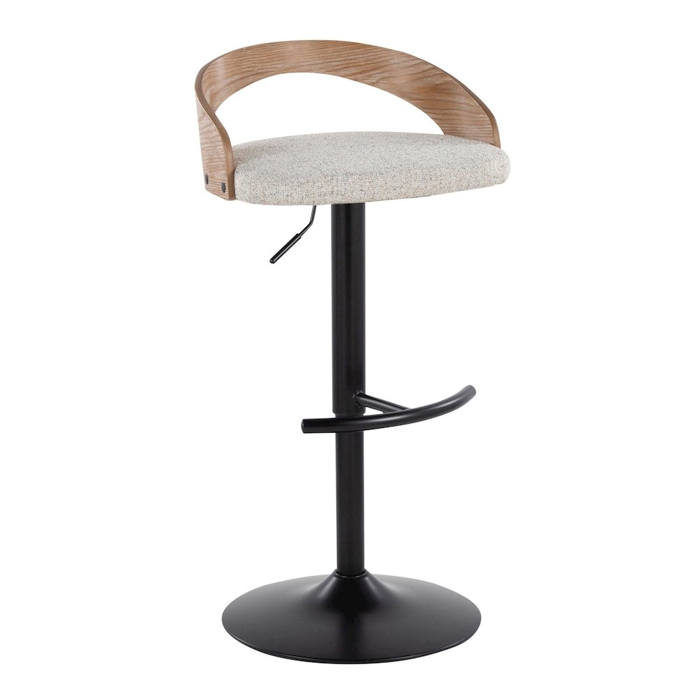 Grotto Adjustable Barstool - Set of 2. Picture 4