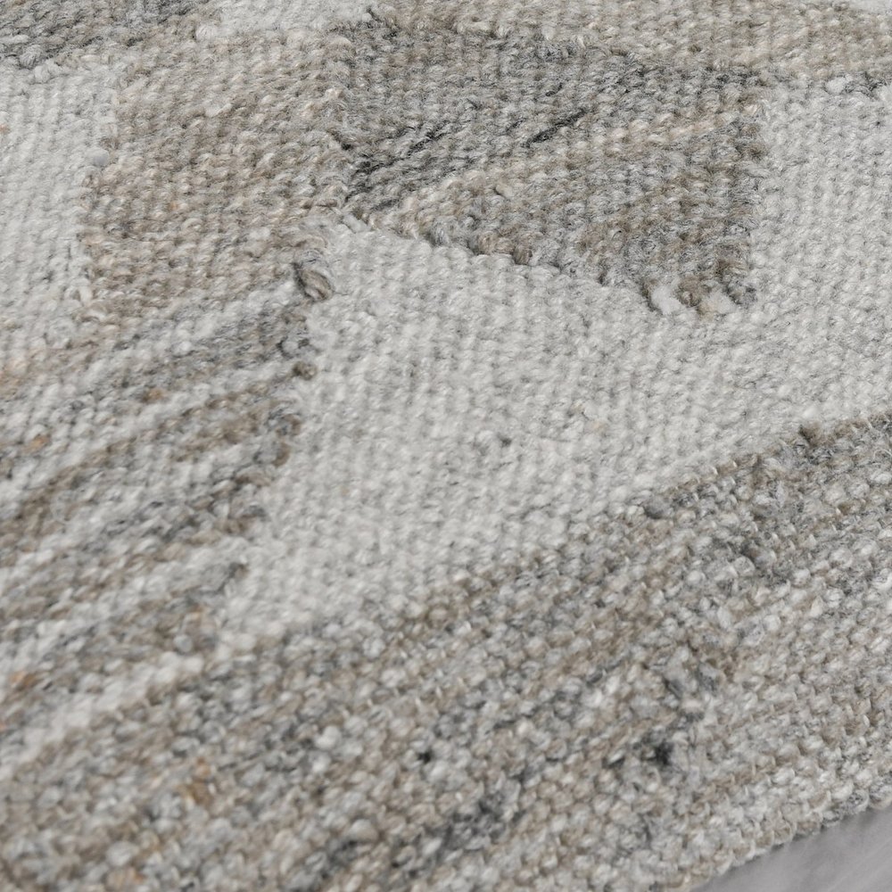 Nixie 22" Outdoor Throw Pillow in Gray by Kosas Home. Picture 4