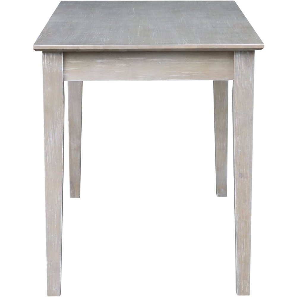 Writing Desk With Drawer, Washed Gray Taupe. Picture 10