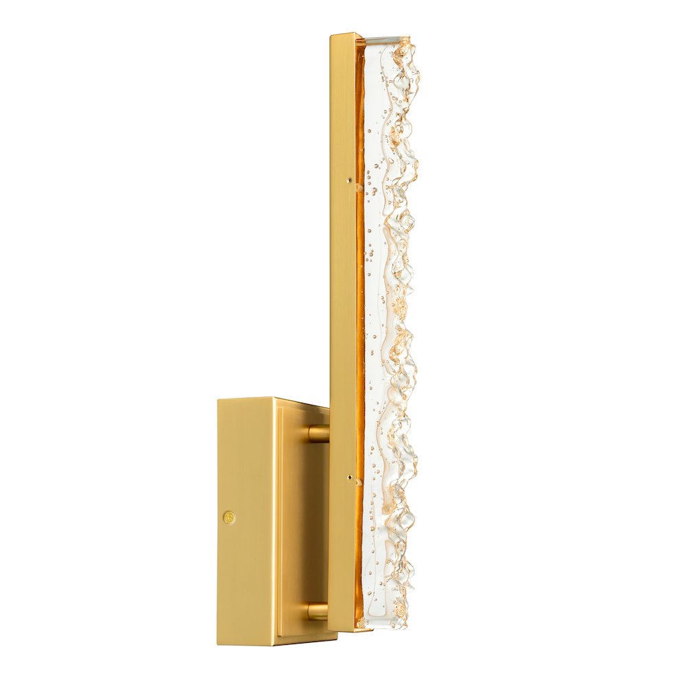 Stagger Integrated LED Brass Wall Light. Picture 3