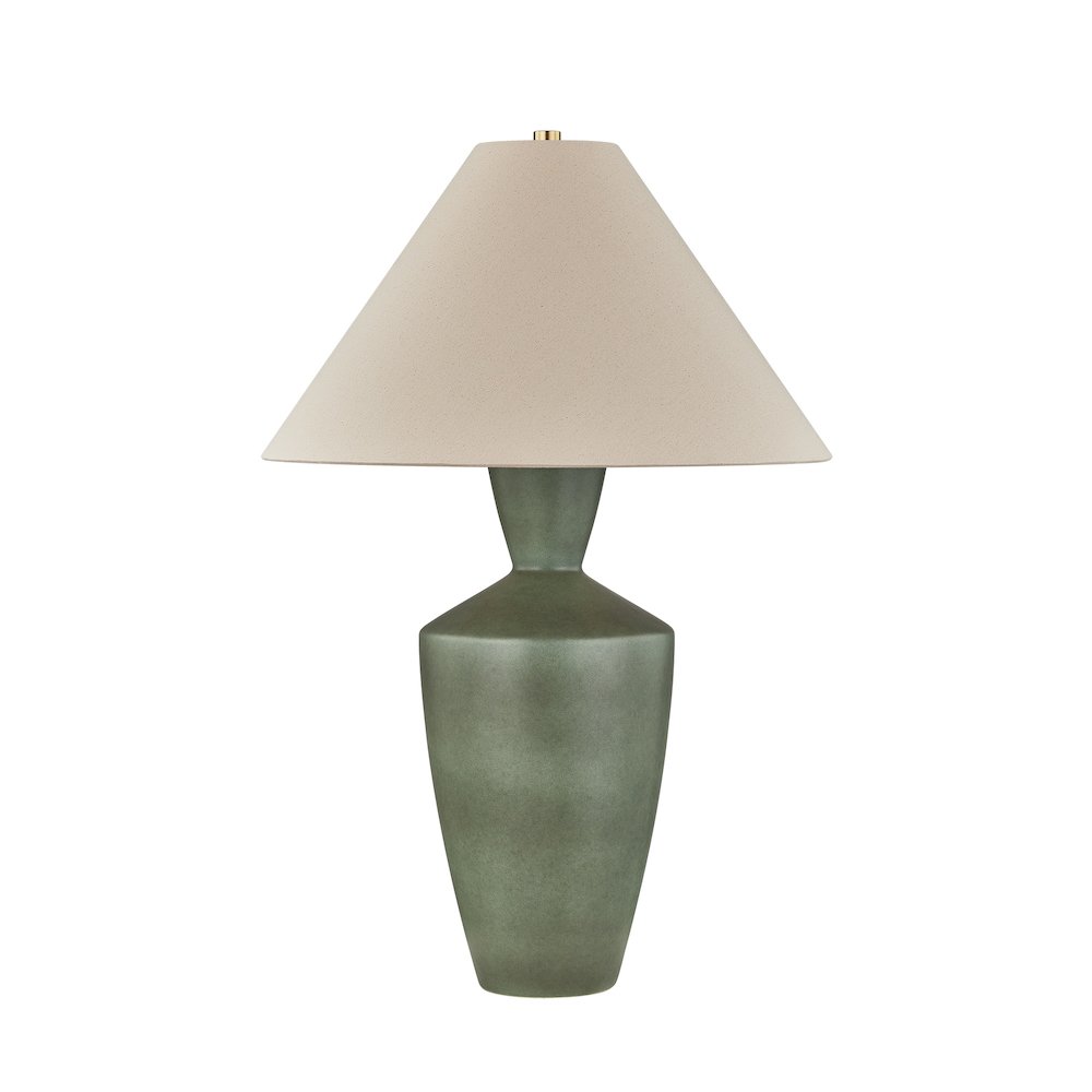 Hartley Table Lamp, Aged Brass. Picture 1