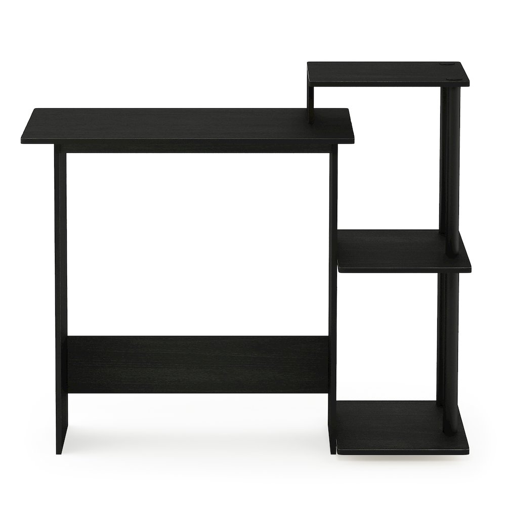 Efficient Home Laptop Notebook Computer Desk, Americano/Black. Picture 2