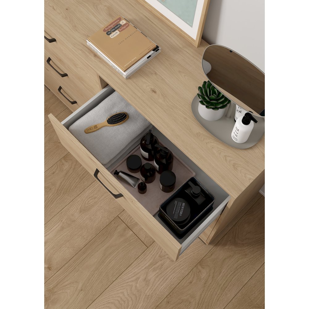 Sofia 6 Drawer Double Dresser, Jackson Hickory. Picture 8