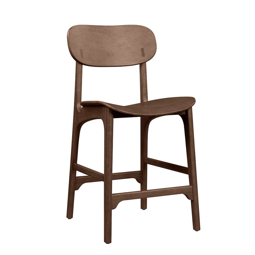 Solvang Wood Counter Stool - Carbonite Finish. Picture 3