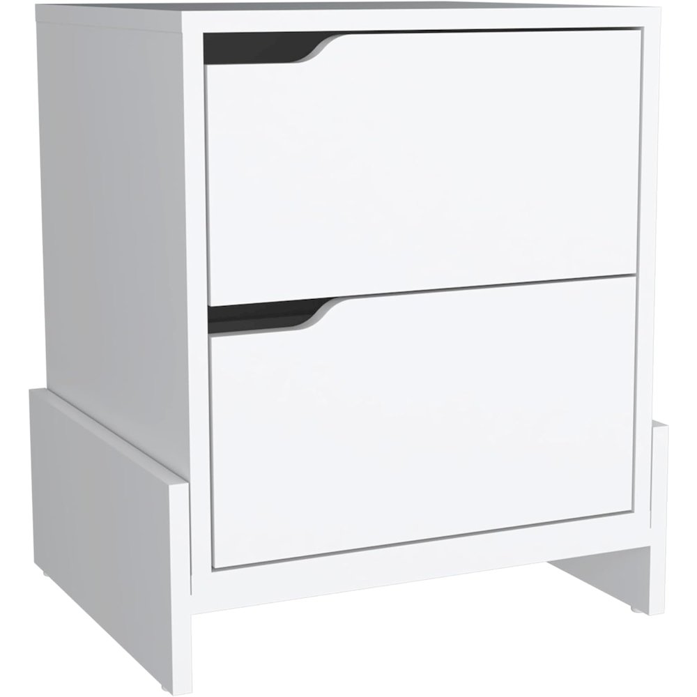 Luss Nightstand White MDF. Picture 1