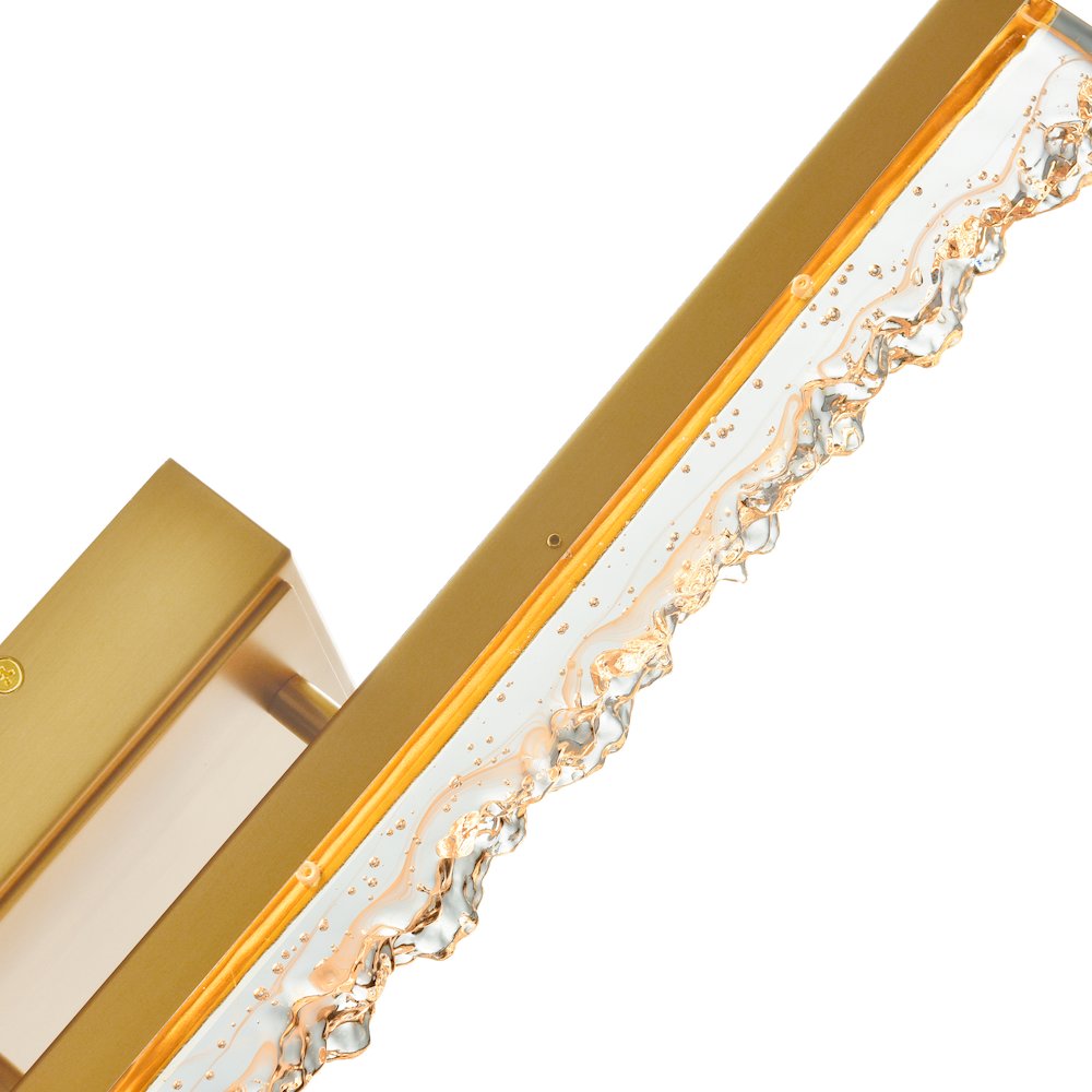 Stagger Integrated LED Brass Wall Light. Picture 4