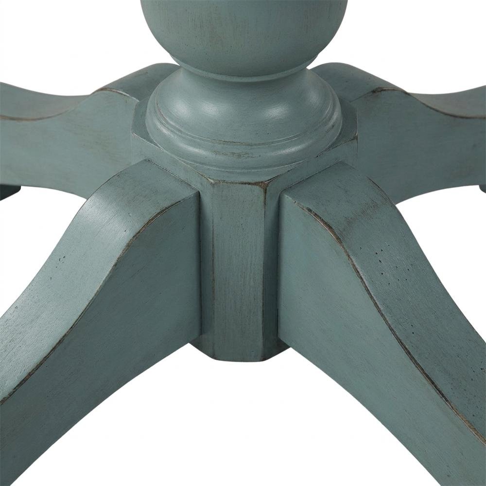 Round Dining Table Set with Cross-Back Chairs, Stylish and Durable. Picture 8