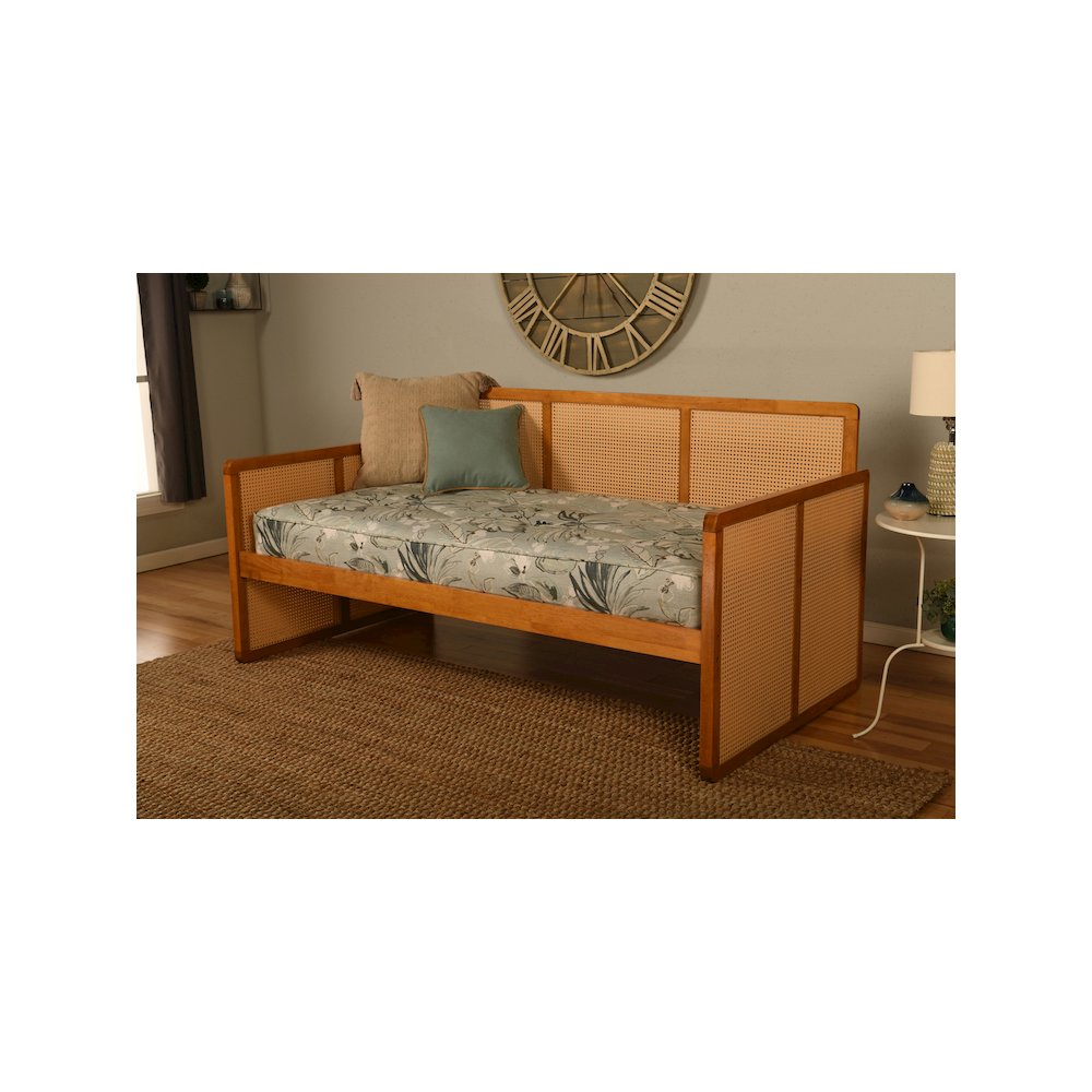 Abaco Daybed-Honey Finish-Takara Rain Mattress. Picture 6