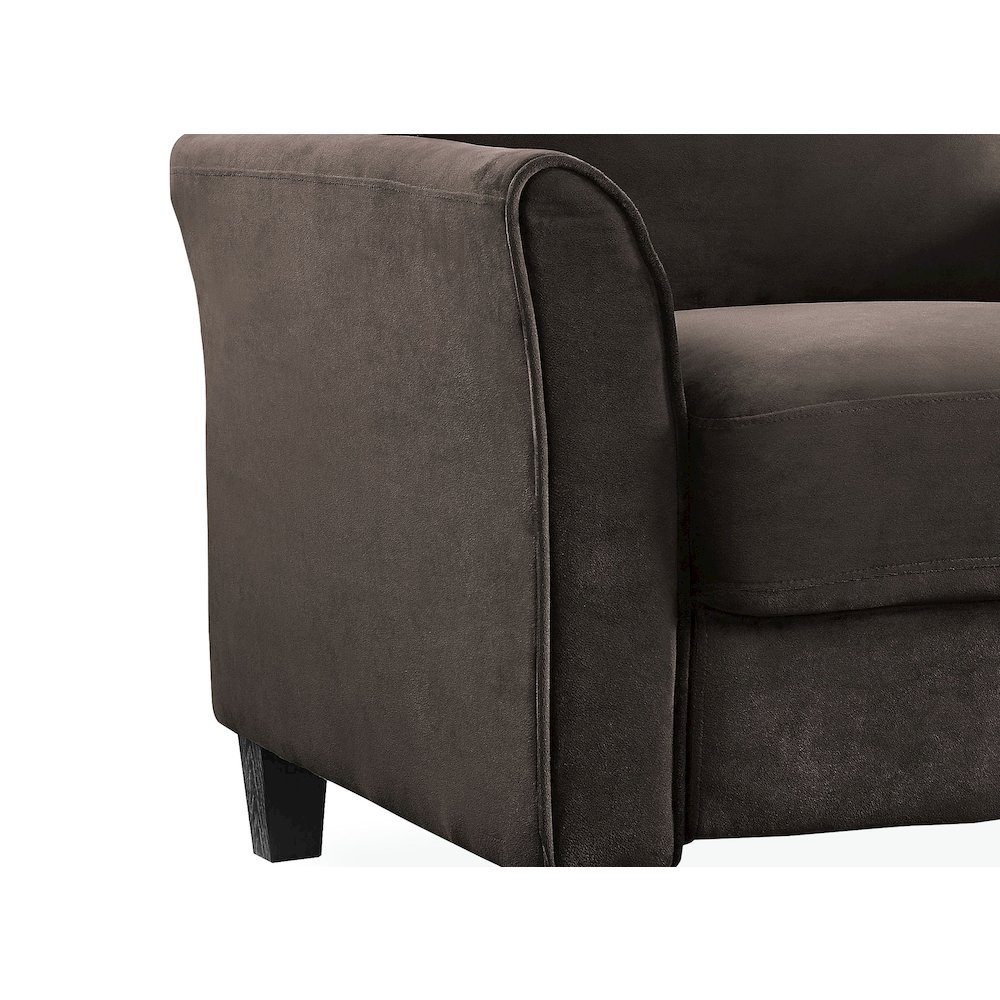 Westin Loveseat Curved Arm Coffee. Picture 3