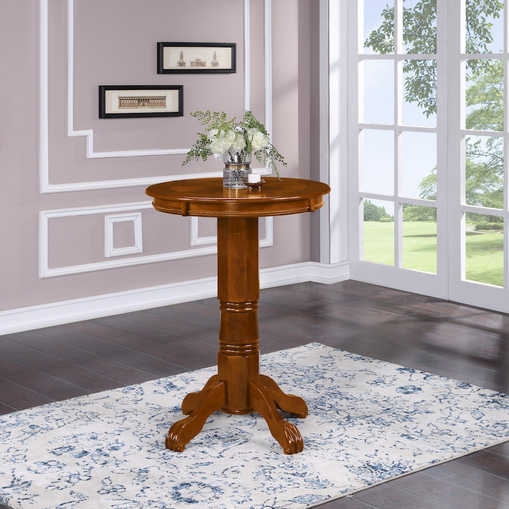 Florence Pub Table - Cherry. Picture 5