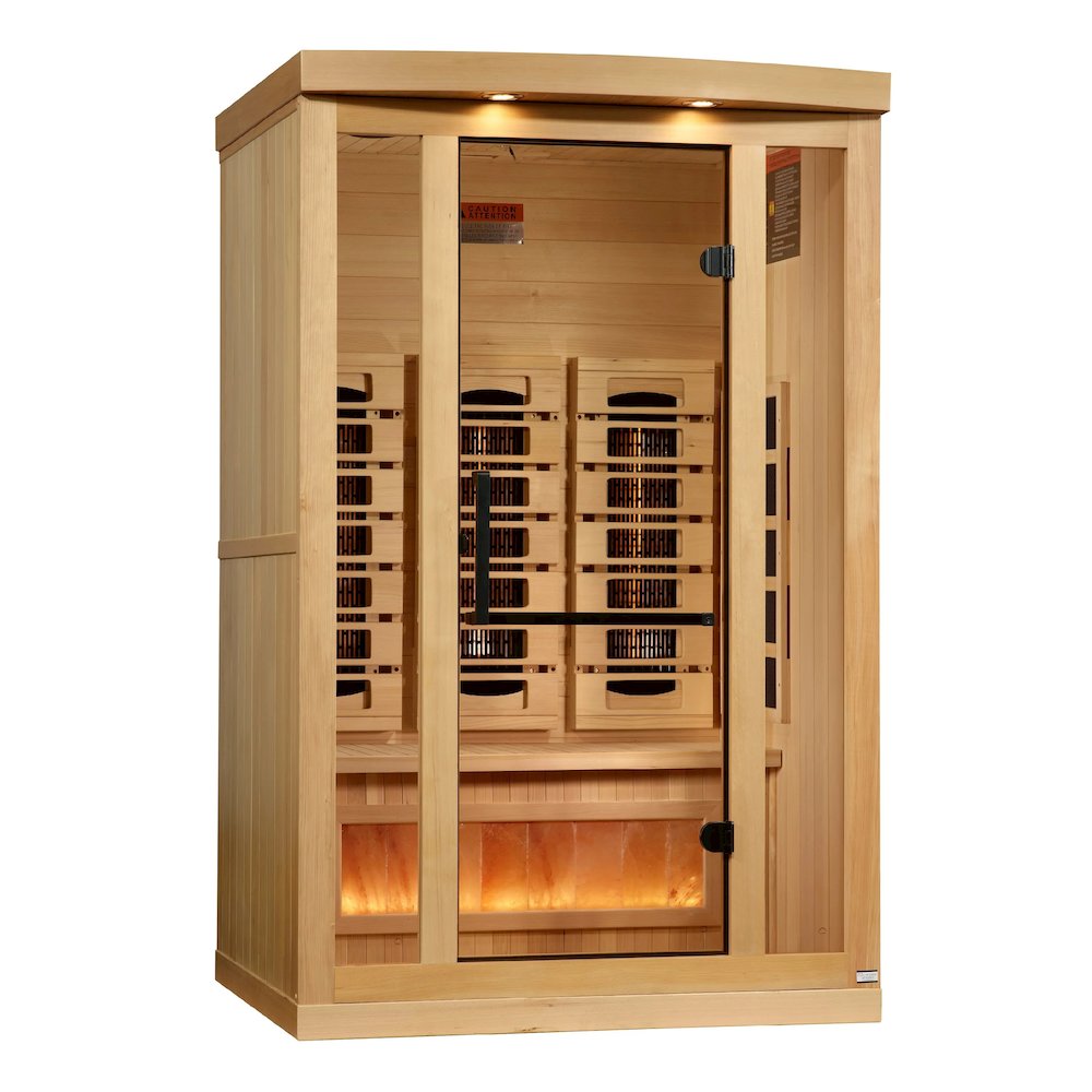 2-Person Full Spectrum PureTech™ Near Zero EMF FAR Infrared Sauna. Picture 2