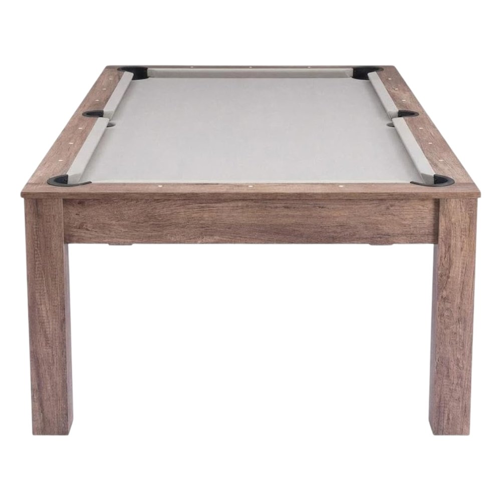 Brown 3 in 1 Pool Table With Table Tennis and Dining Top Included. Picture 4