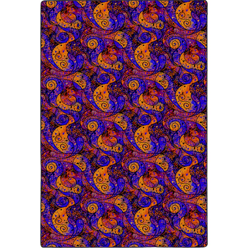 Lava Fluorescent 4' x 6' Rug. Picture 1