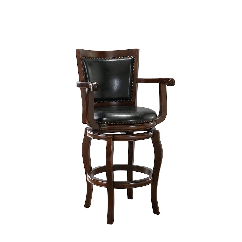 Jones Swivel Bar Stool - Cappuccino. Picture 2