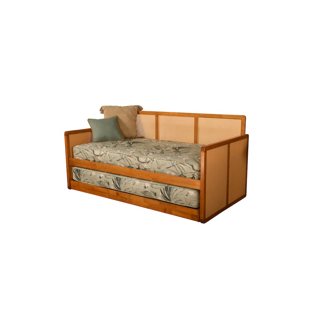 Abaco Daybed-Pop Up-Honey Finish-Takara Rain Mattresses. Picture 1