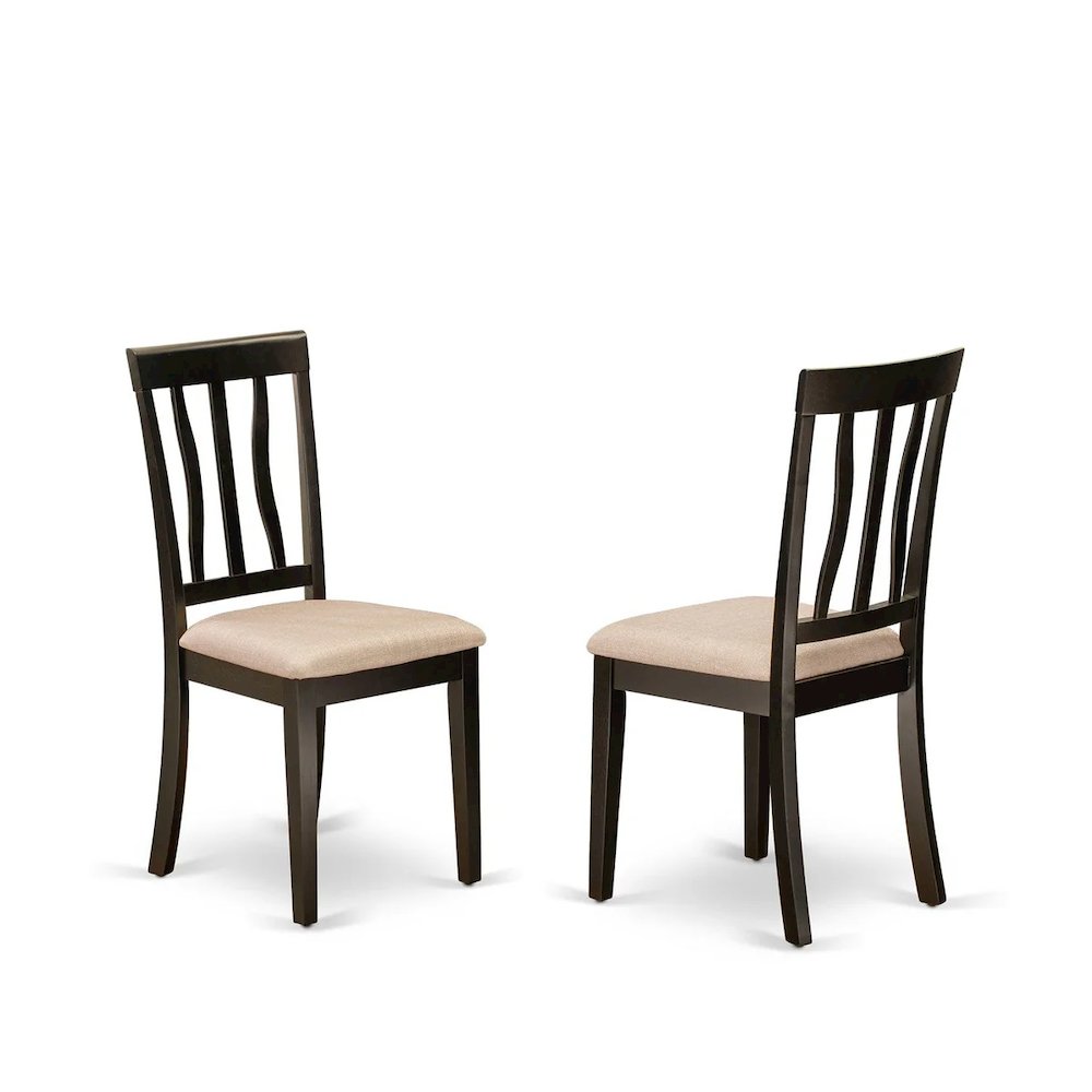 HLAN5-CAP-C 5 Pc Kitchen Table set-Dining Table and 4 Dinette Chairs.. Picture 2