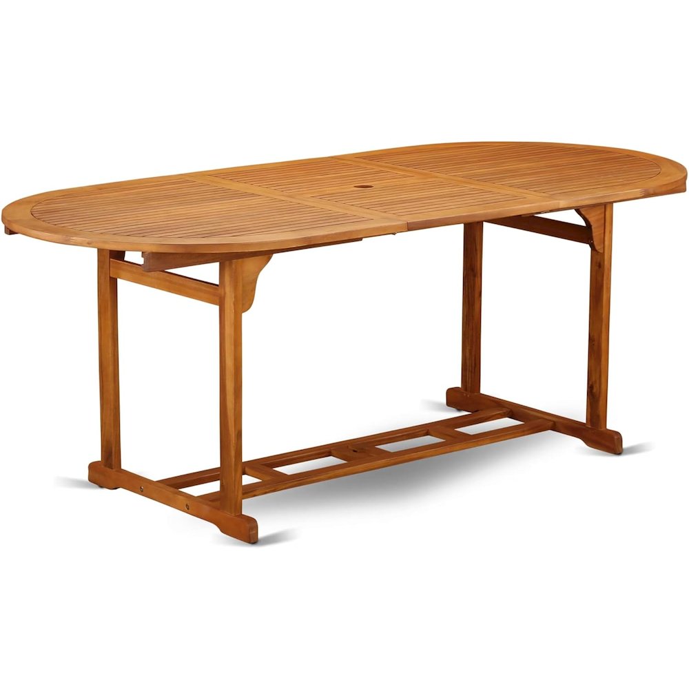 Wooden Patio Set Natural Oil, BSCM9CWNA. Picture 2