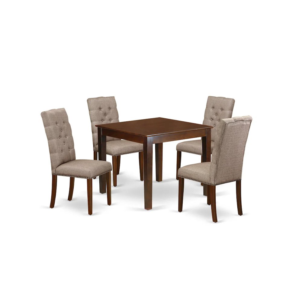 Dining Room Set Mahogany, OXEL5-MAH-16. Picture 1