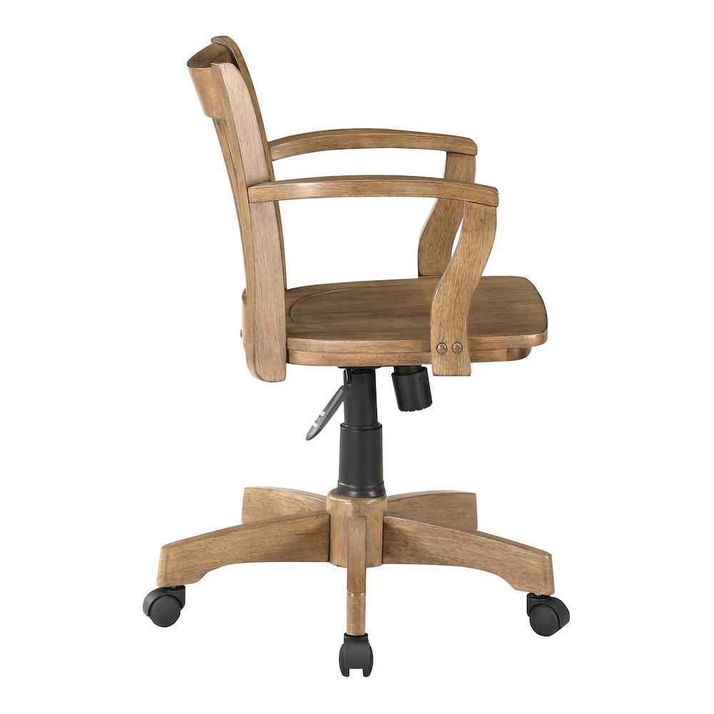 Deluxe Wood Banker's Chair. Picture 4