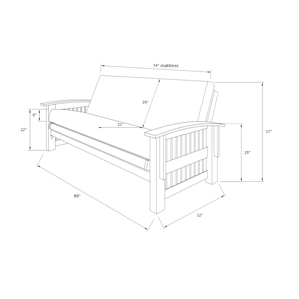 Washington Frame-Rustic Walnut Finish-Taxi Seaport Mattress-Storage Drawers. Picture 7
