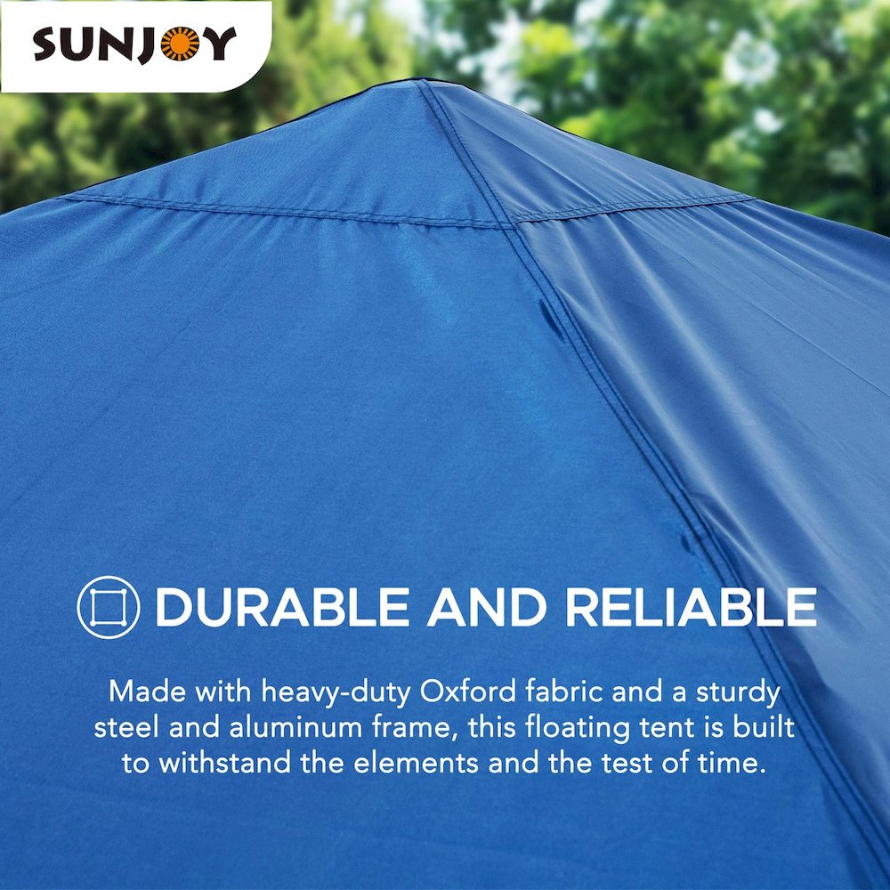 Floating Pool Canopy Pop Up Gazebo Canopy, Steel-Aluminum Frame Floating Tent. Picture 5