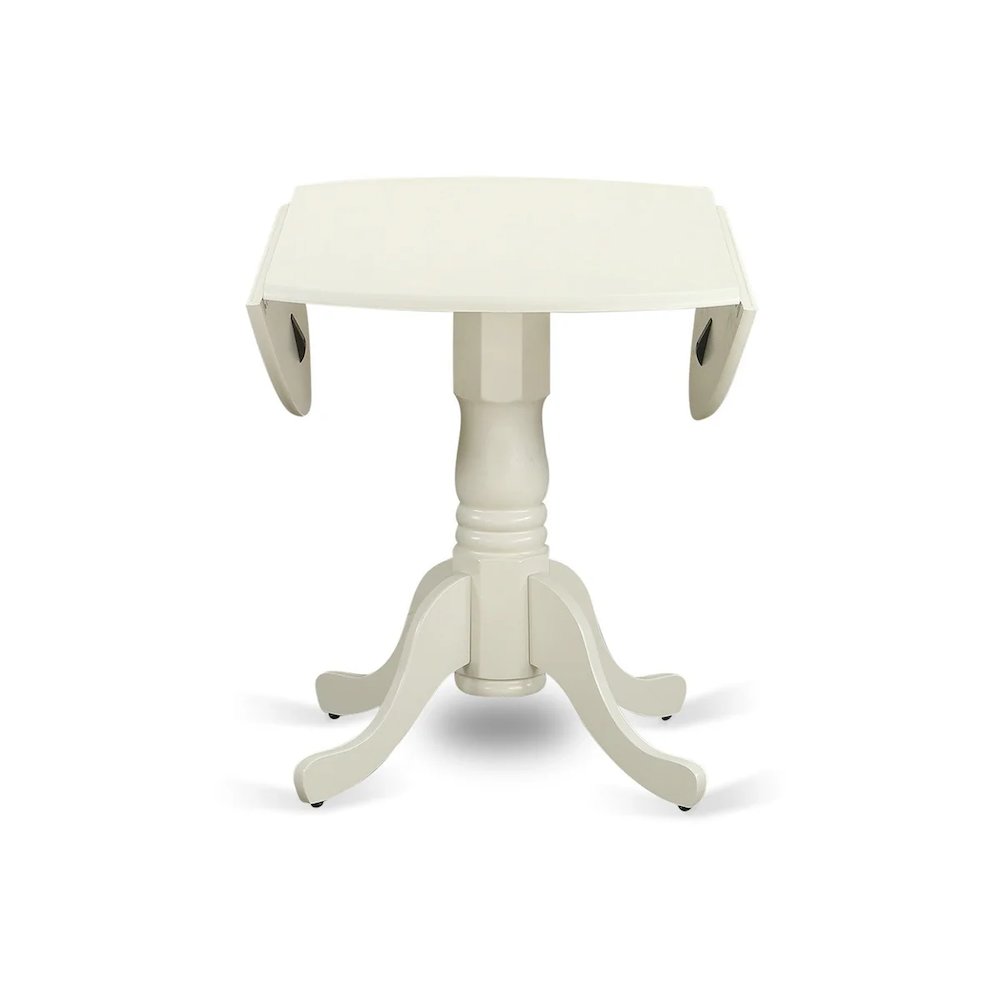 Dining Room Set Linen White, DLAB5-LWH-02. Picture 9