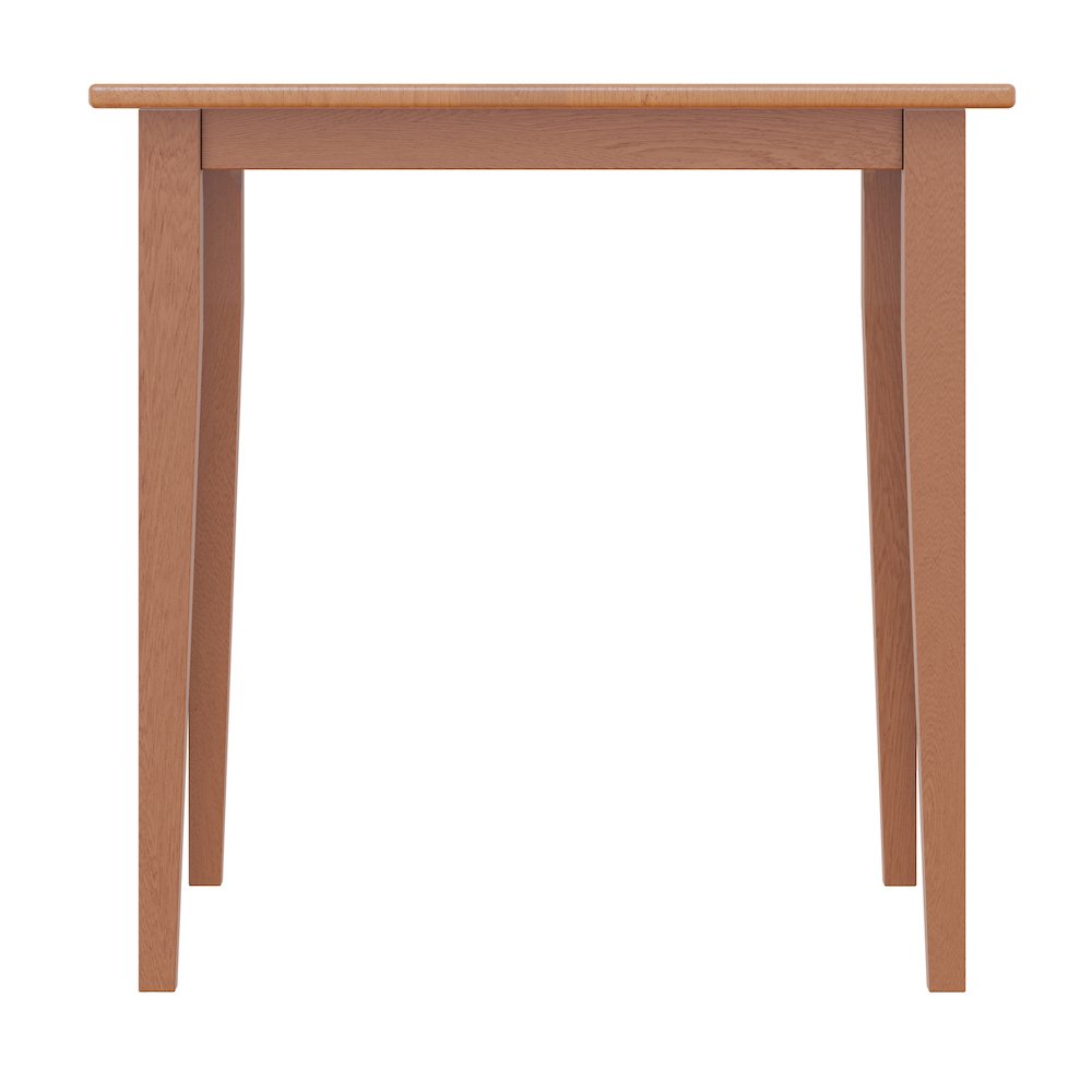 Groveland Square Dining Table, Shaker Leg, Light Oak Finish. Picture 3