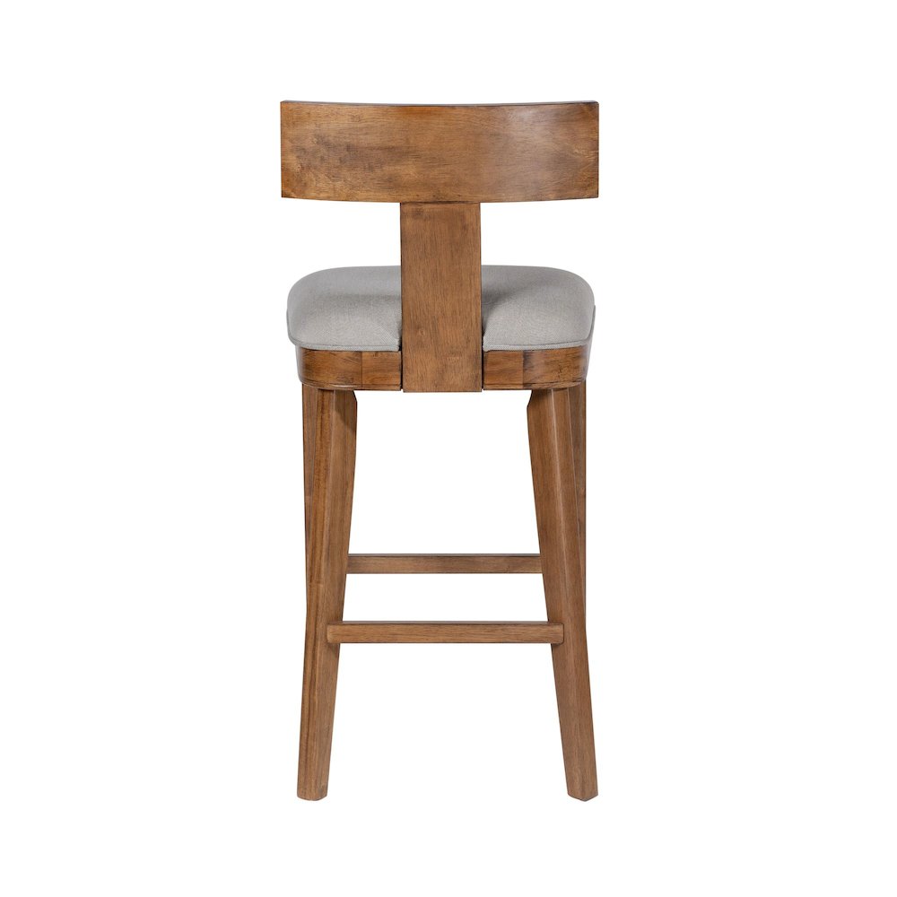 Theodora T- Back Bar Stool with Wood Seat Frame and Cushion. Picture 6