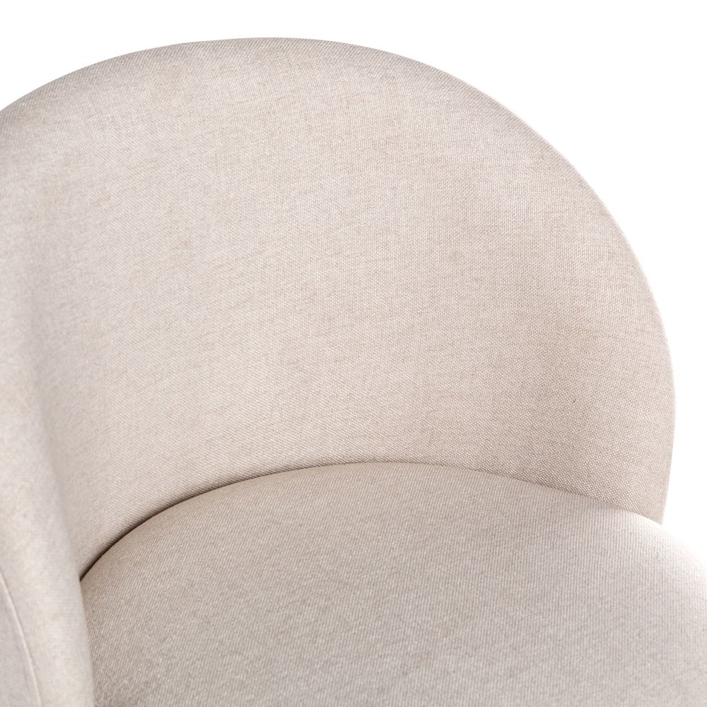 Garet Swivel Counter Stool - Rustic Natural Finish. Picture 6