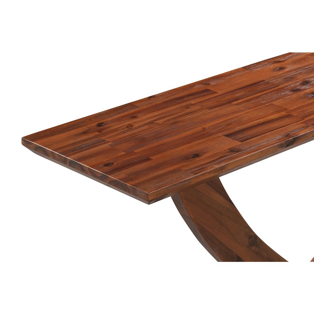 Rasmus Console Table - Chestnut Wire-Brush. Picture 7