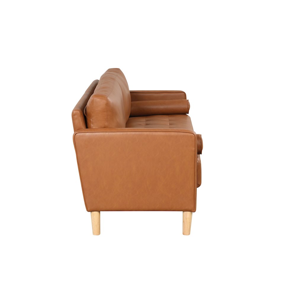 Langford Sofa Caramel PU. Picture 4