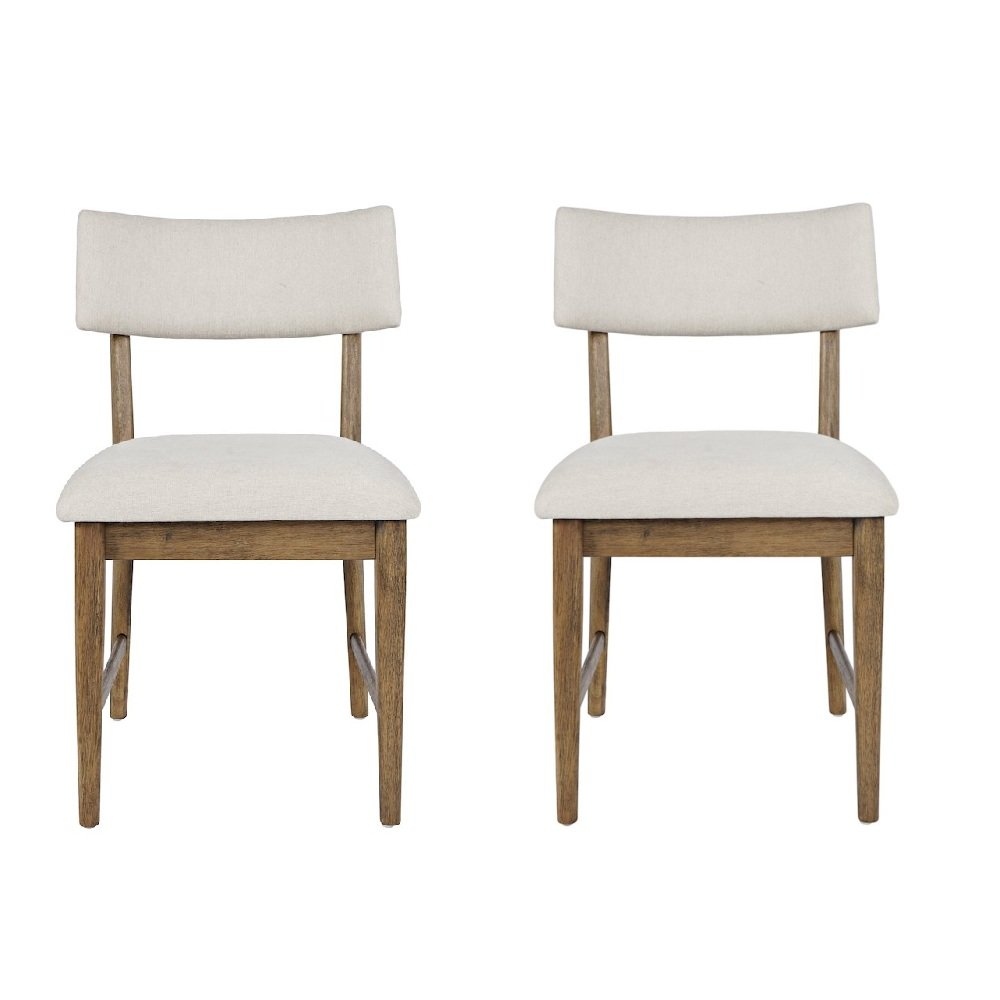 Beck Contemporary Upholstered Split Back Dining Chair (Set of 2). Picture 1