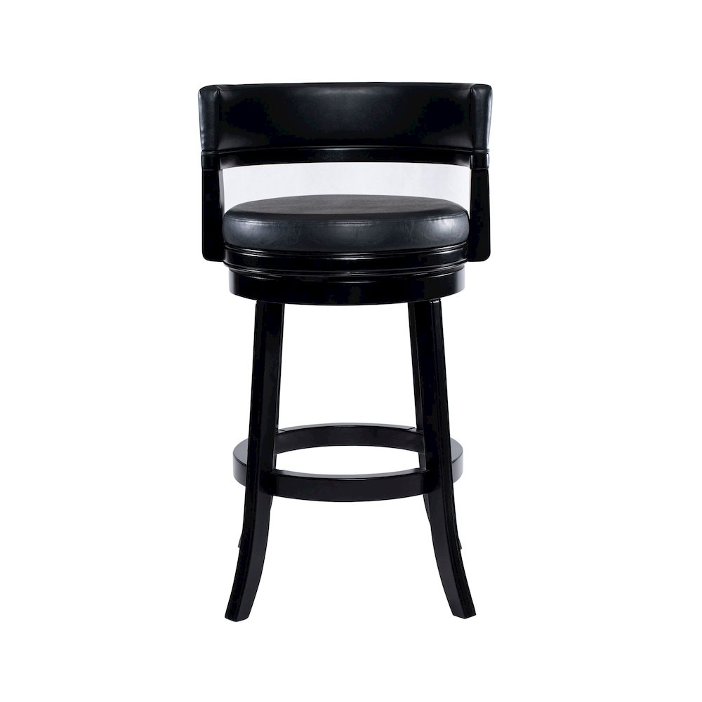 Balen Bar Height Swivel Stool - Black. Picture 10