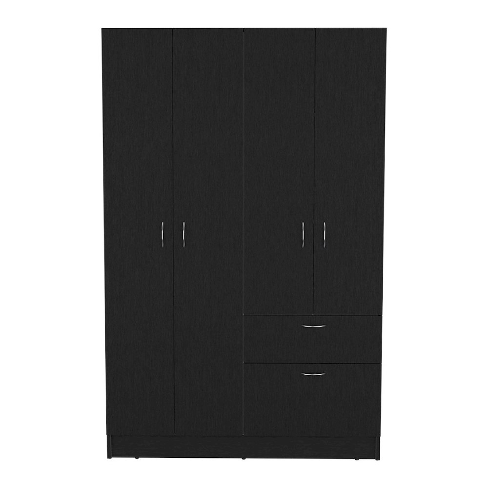 Vaupes Armoire Black / White MDF. Picture 1