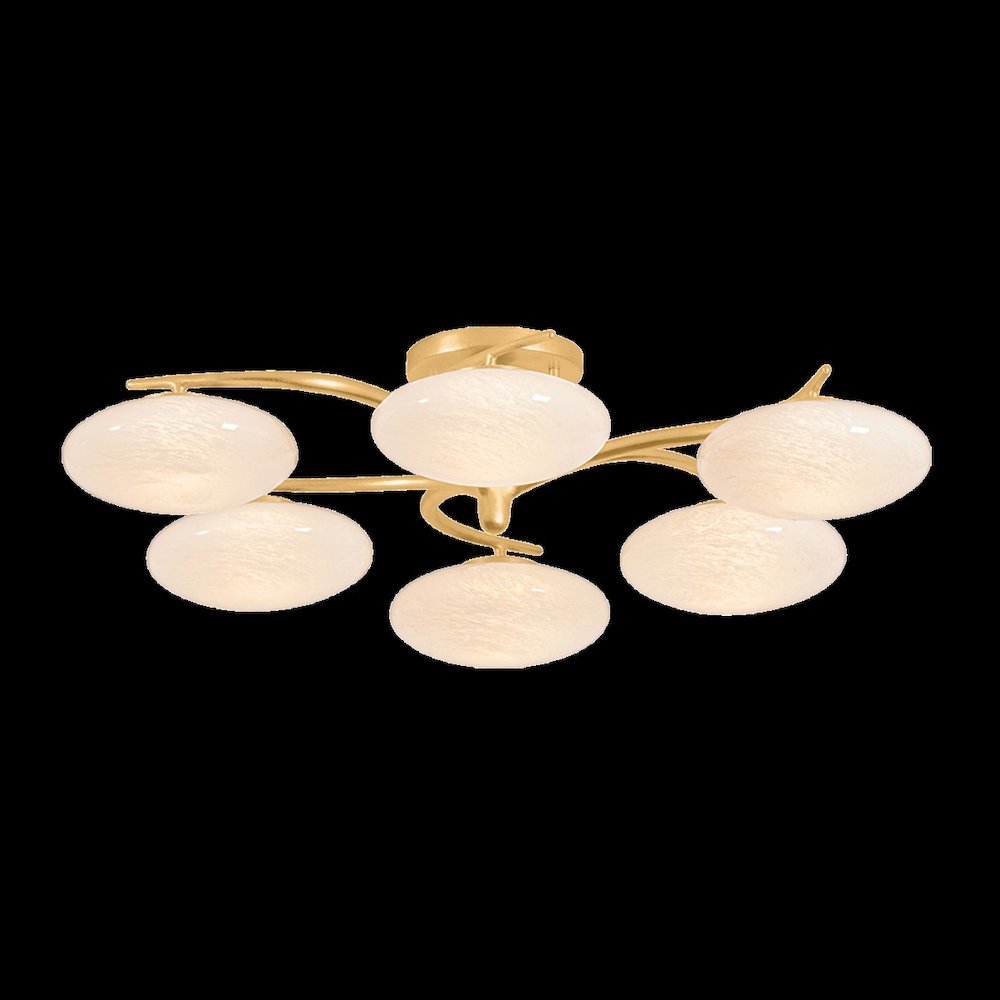 Bayberry Semi Flush, Natural, Vogue. Picture 1