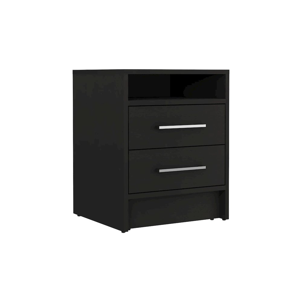 Greter Nightstand Black MDF. Picture 1