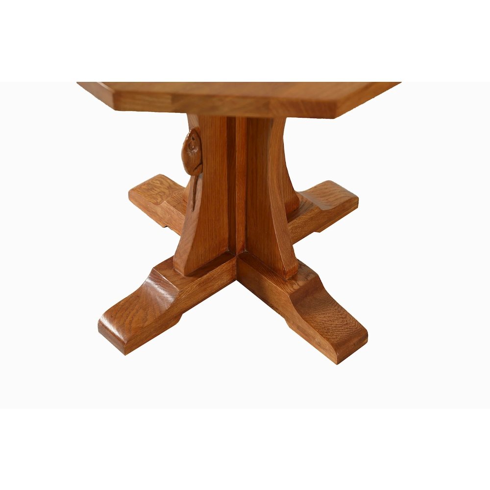 Mission Solid Oak Mouse Detail End Table - Michael's Cherry. Picture 5