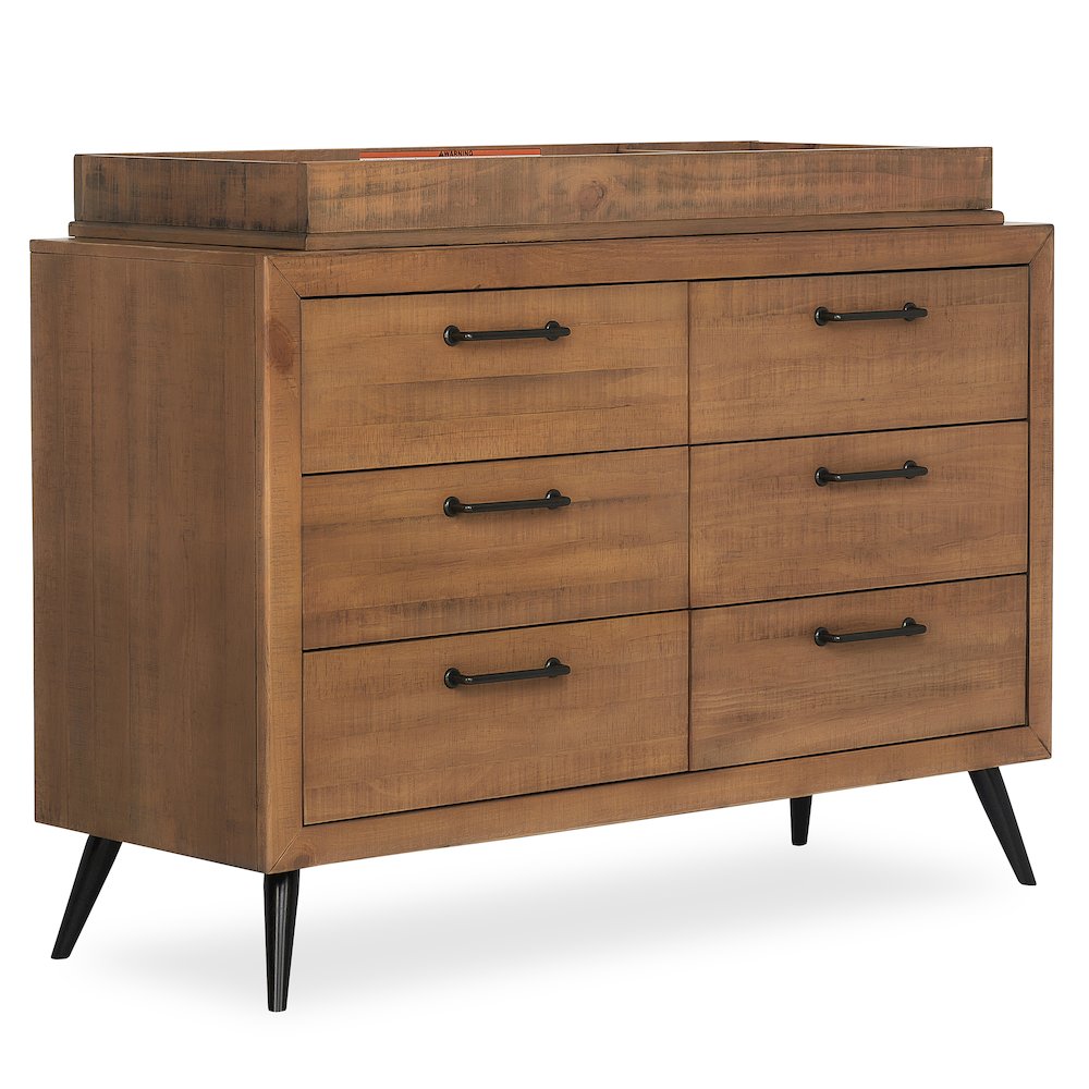 Evolur Stilnovo Mid Century Double Dresser , 928-SC. Picture 2