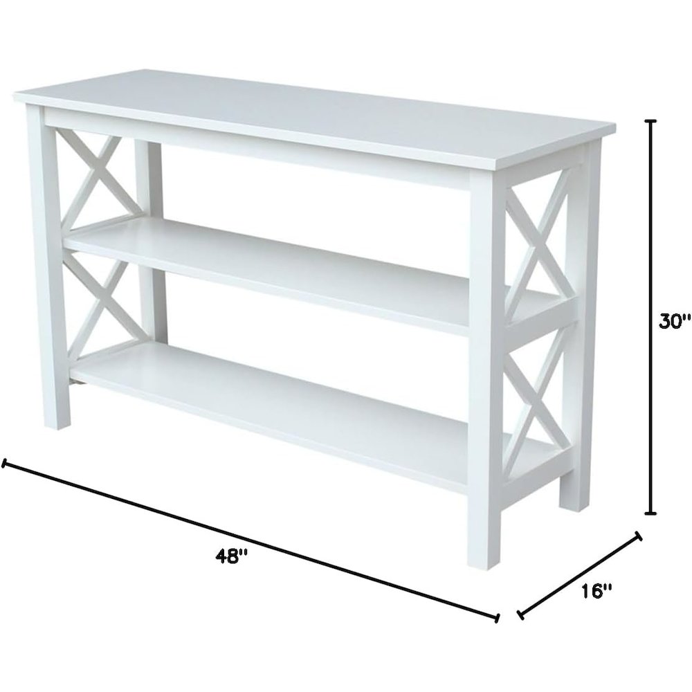 Hampton Console  Table, White. Picture 7