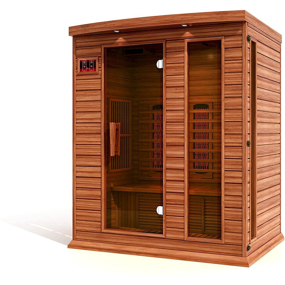 3-Person Full Spectrum Near Zero EMF (Under 2MG) FAR Infrared Sauna. Picture 2
