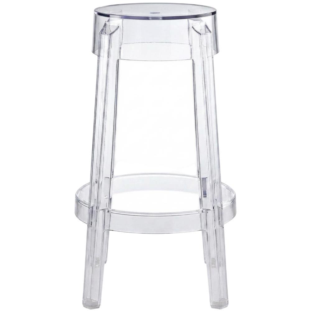Acrylic Backless Counter Stool, Clear Color. Picture 4